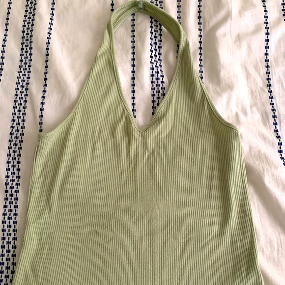 Green Halter Top - Picture 1 of 3
